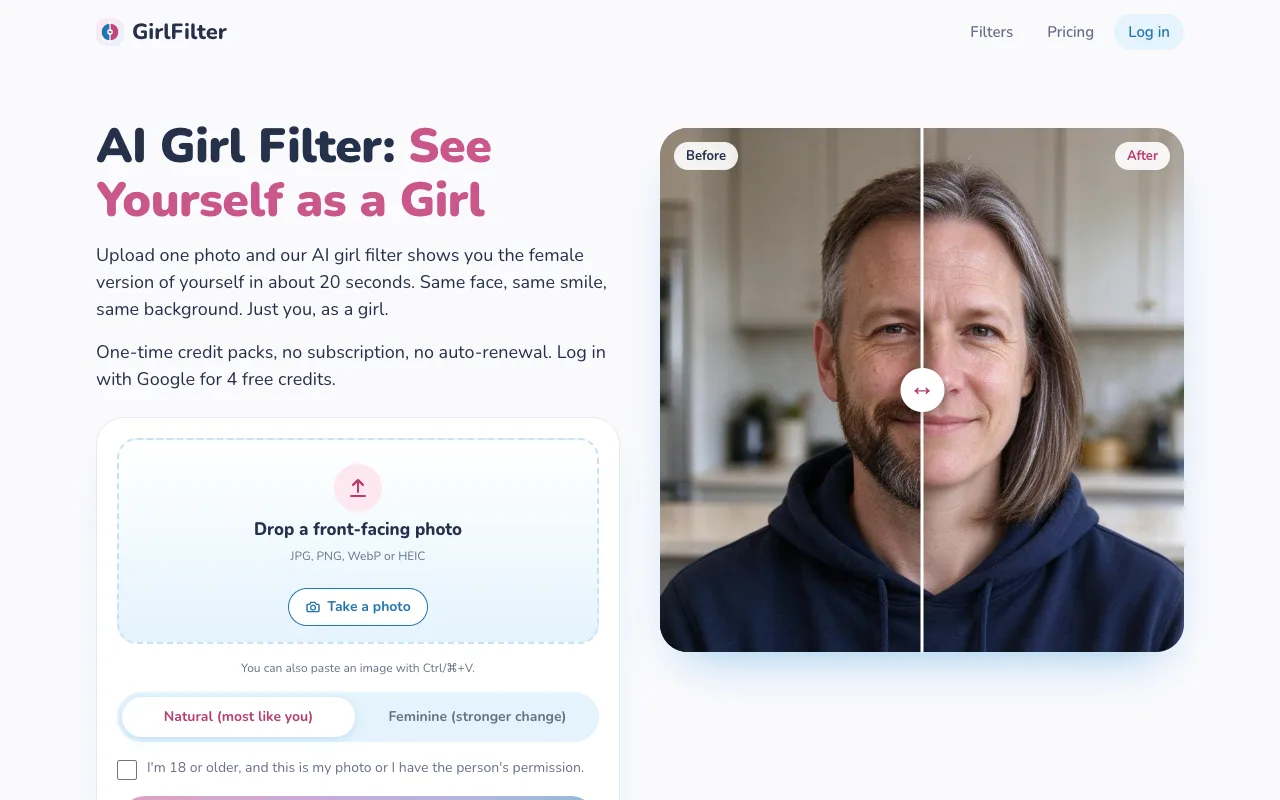 GirlFilter preview
