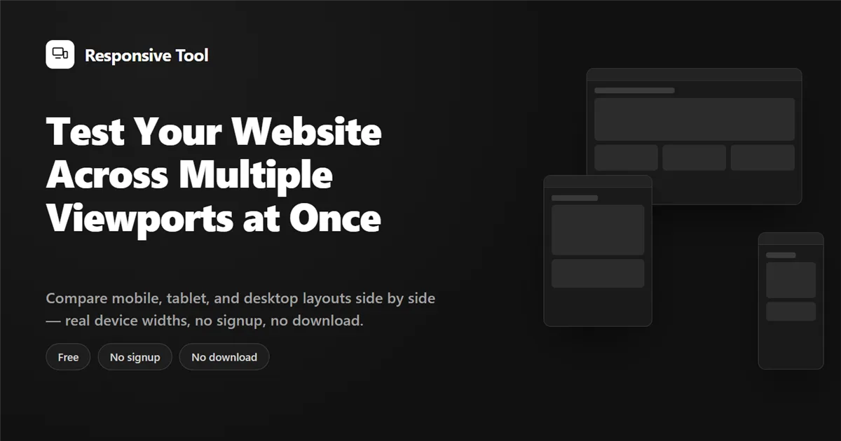 Responsive Website Checker preview