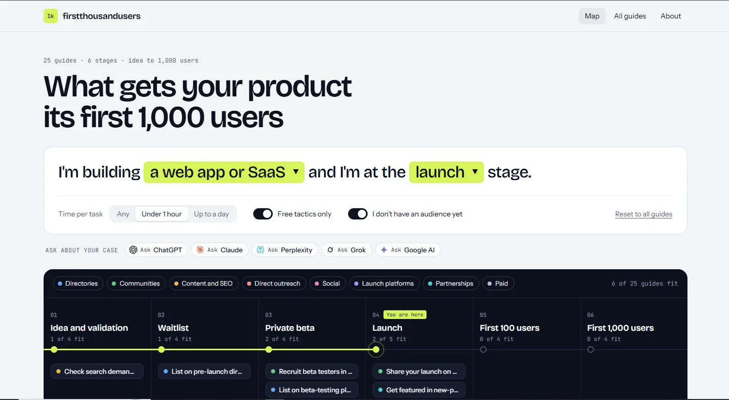 First 1,000 Users preview